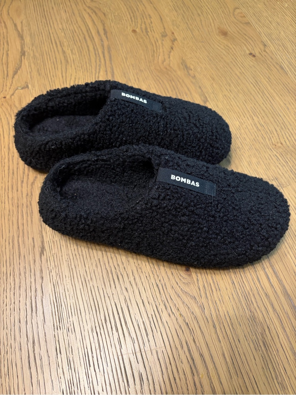 Black Bombas Sunday Slippers